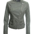 KURZE DAMEN-BIKERJACKE | MIT TASCHEN SEITENREISSVERSCHLÜSSEN